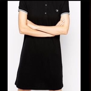 Fred Perry Twin Tipped polo shirt dress NWOT